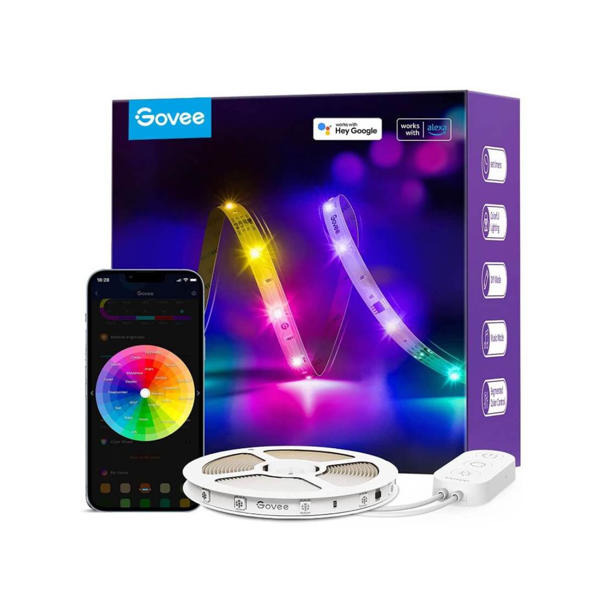 GOVEE H618A Smart LED Ταινία 5m, Πολύχρωμο  | Govee| Image 1