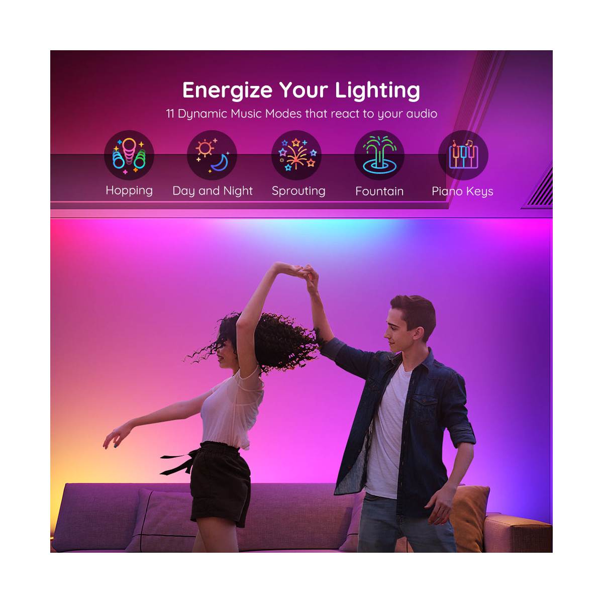 GOVEE H618A Smart LED Ταινία 5m, Πολύχρωμο  | Govee| Image 4