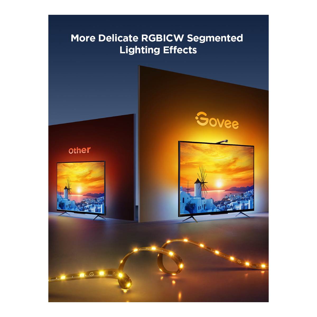 GOVEE H6099 TV Backlight 3 Lite Έξυπνος Οπίσθιος Φωτισμός με Κάμερα για Τηλεοράσεις 55″-65″ | Govee| Image 5
