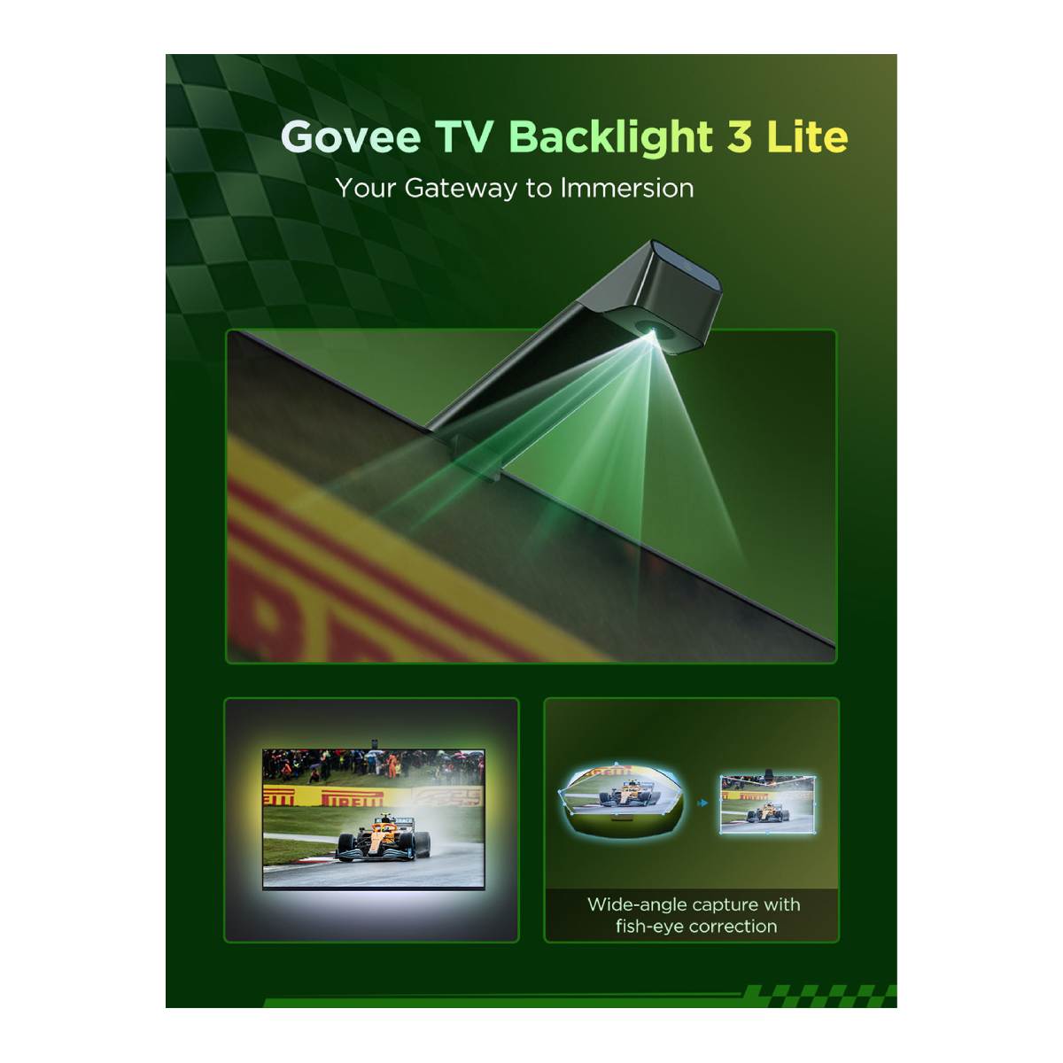 GOVEE H6099 TV Backlight 3 Lite Έξυπνος Οπίσθιος Φωτισμός με Κάμερα για Τηλεοράσεις 55″-65″ | Govee| Image 4
