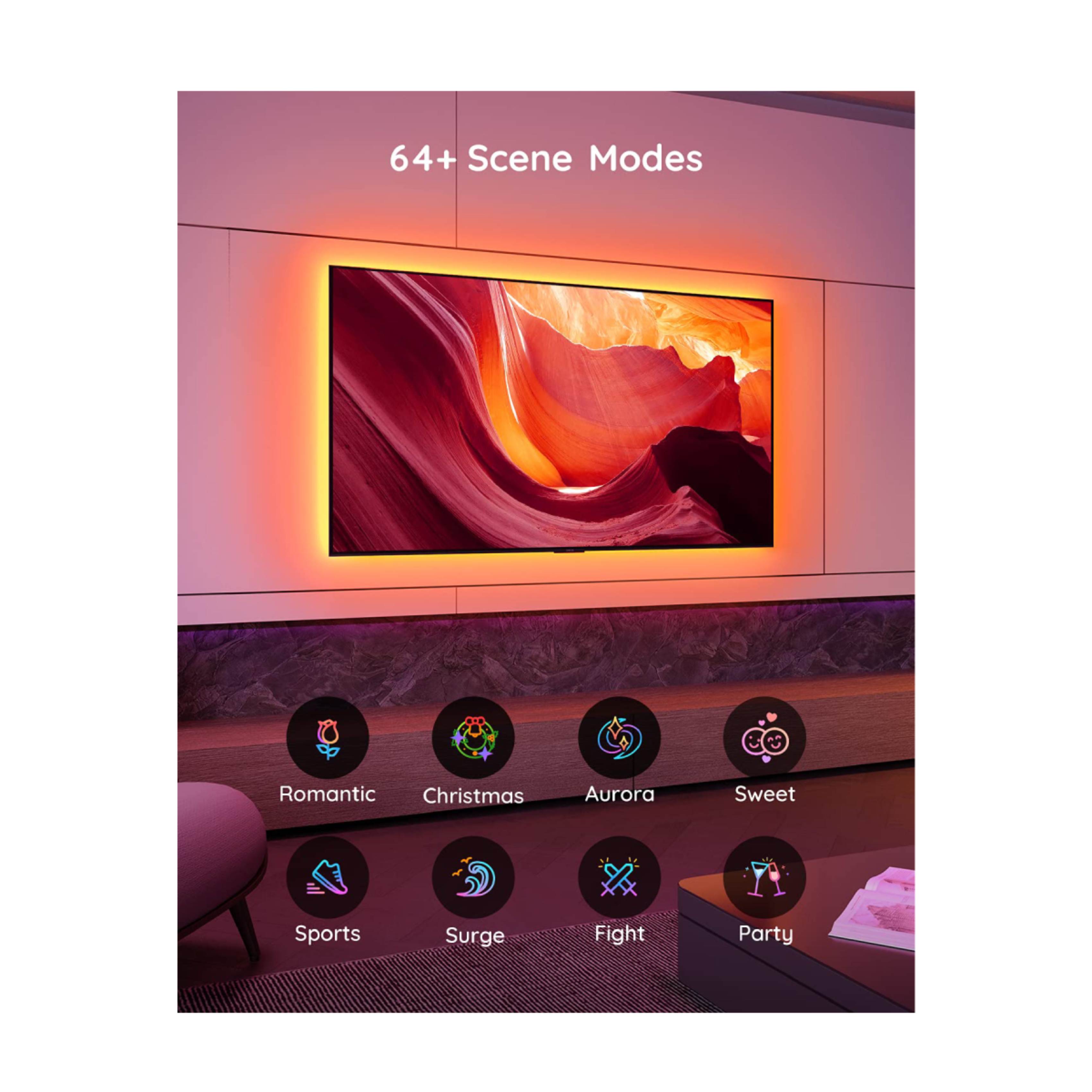 GOVEE H61780A1 Smart LED Ταινία Οπίσθιου Φωτισμού για Τηλεόραση 46"-65" | Govee| Image 6