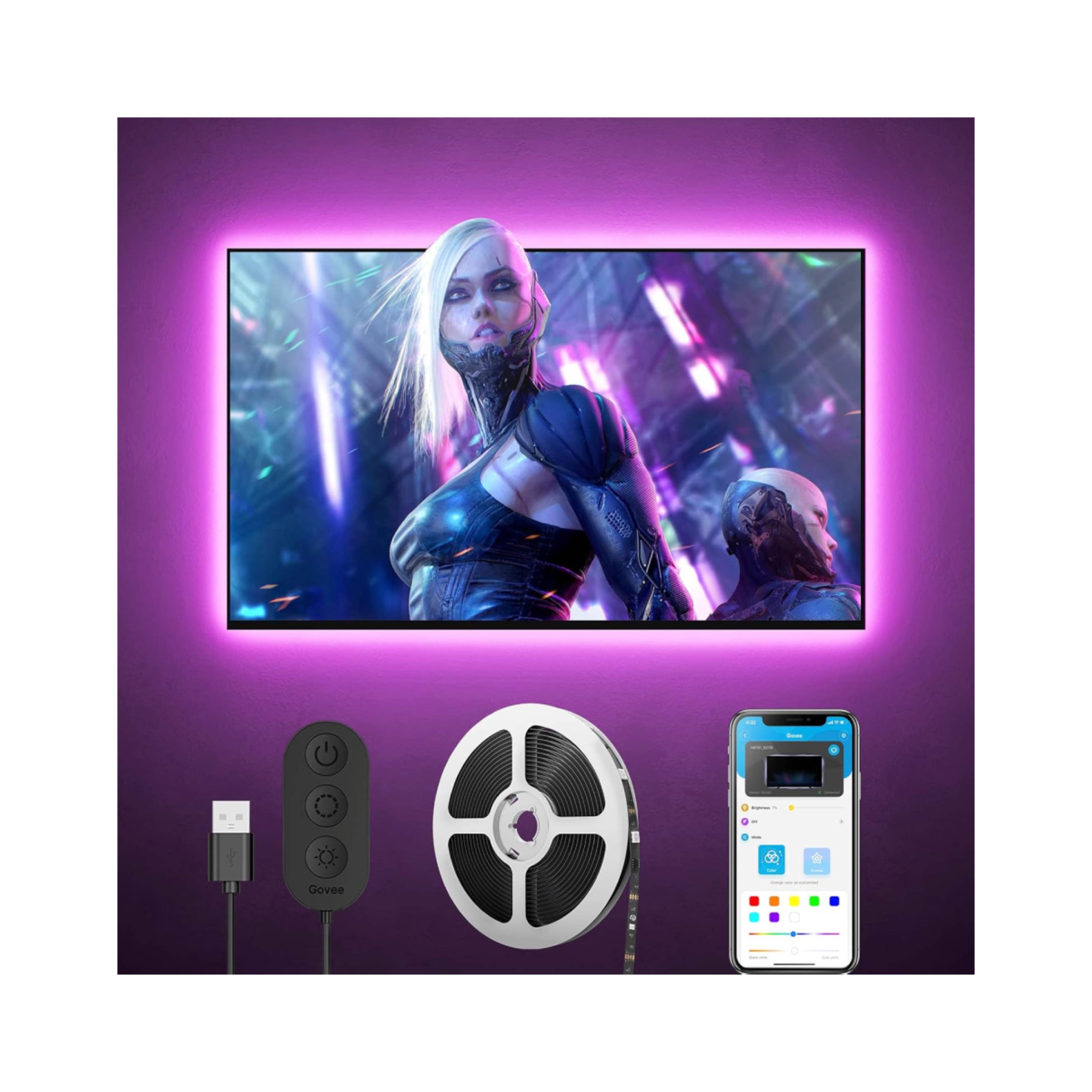 GOVEE H61780A1 Smart LED Ταινία Οπίσθιου Φωτισμού για Τηλεόραση 46"-65" | Govee| Image 2