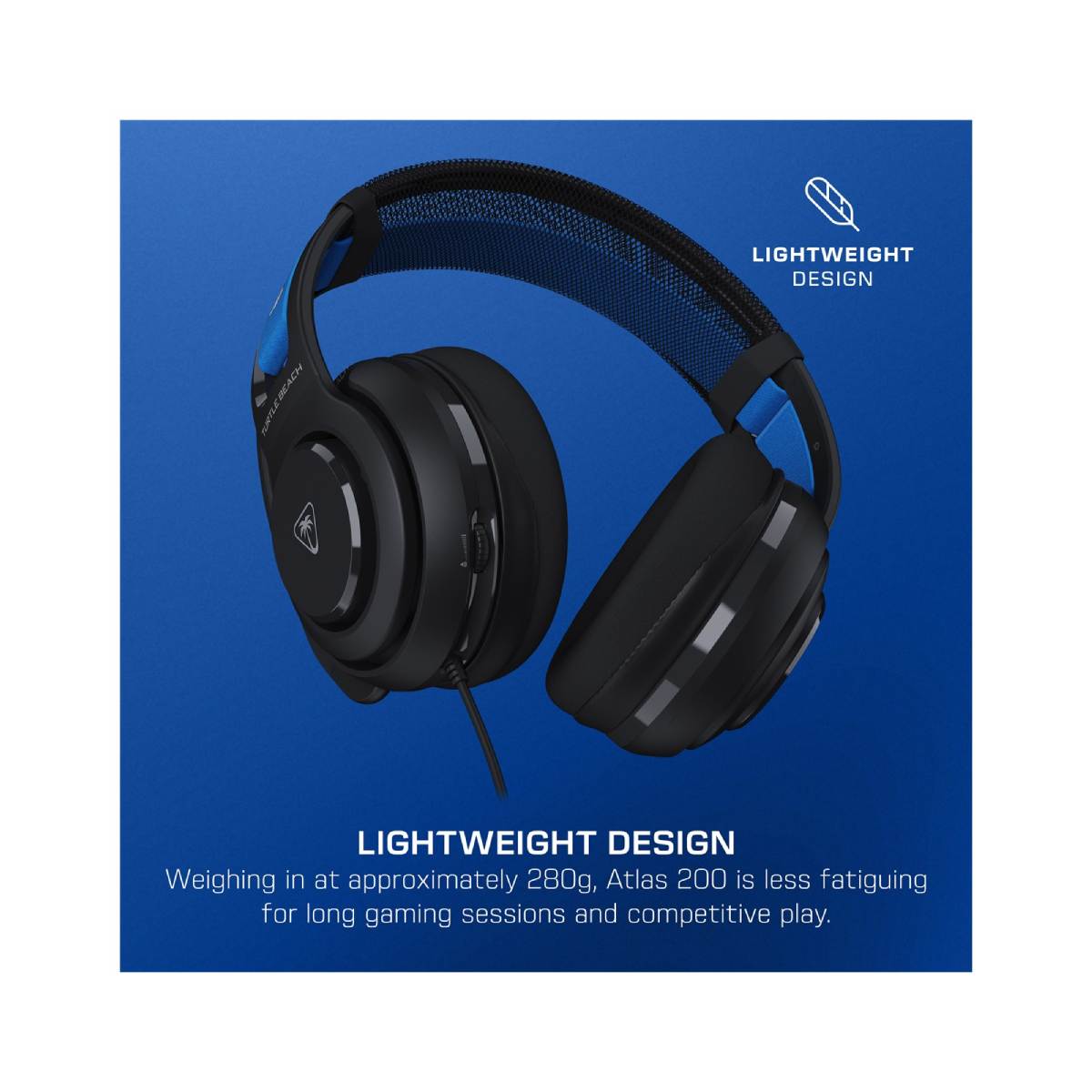 TURTLE BEACH TBS-3002-05 Atlas 200 Ενσύρματα Ακουστικά για Gaming, Μαύρο | Turtle-beach| Image 2