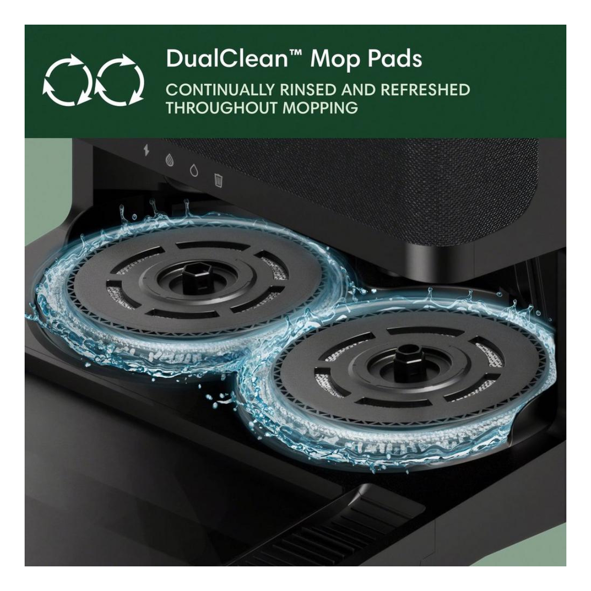 ROOMBA G185040 Plus 405 Combo+ Ρομποτική Σκούπα-Σφουγγαρίστρα με Κάδο, Μαύρο | Irobot| Image 5