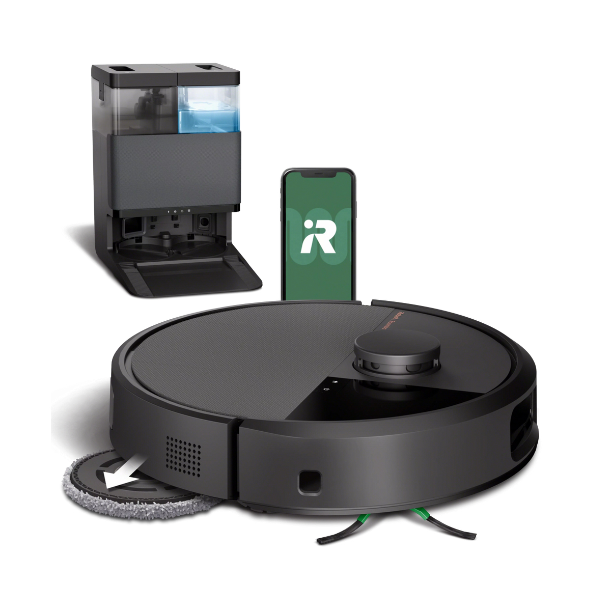 Image of suggested product: ROOMBA N185040 Plus 505 Combo + AutoWash Βάση Ρομποτική Σκούπα - Σφουγγαρίστρα, Μαύρο