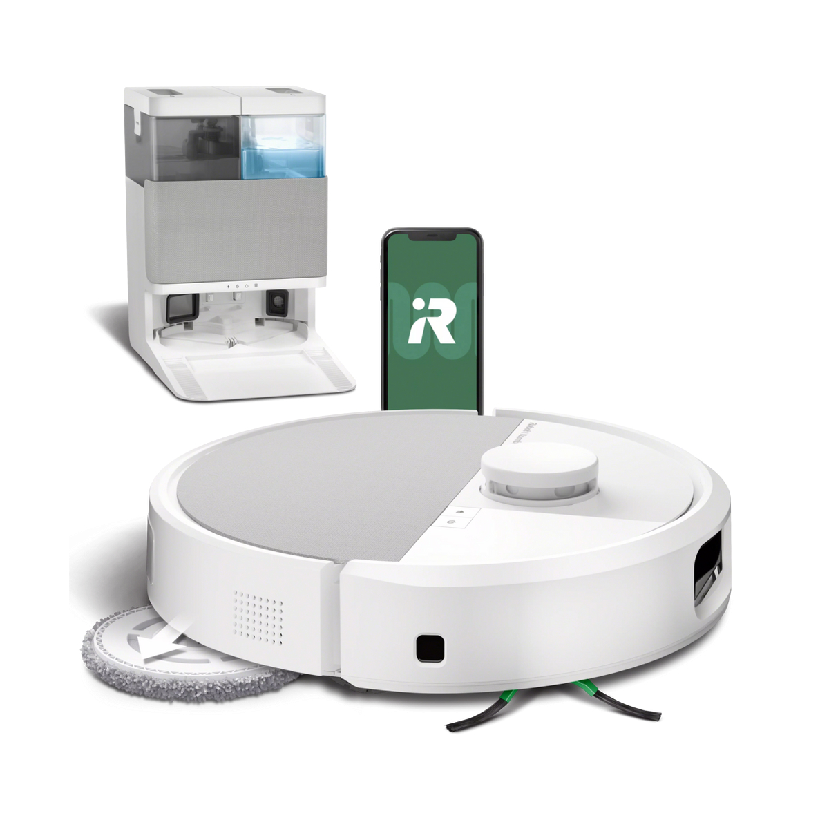 ROOMBA N185240 Plus 505 Combo + AutoWash Βάση Ρομποτική Σκούπα - Σφουγγαρίστρα, Άσπρο | Irobot| Image 1