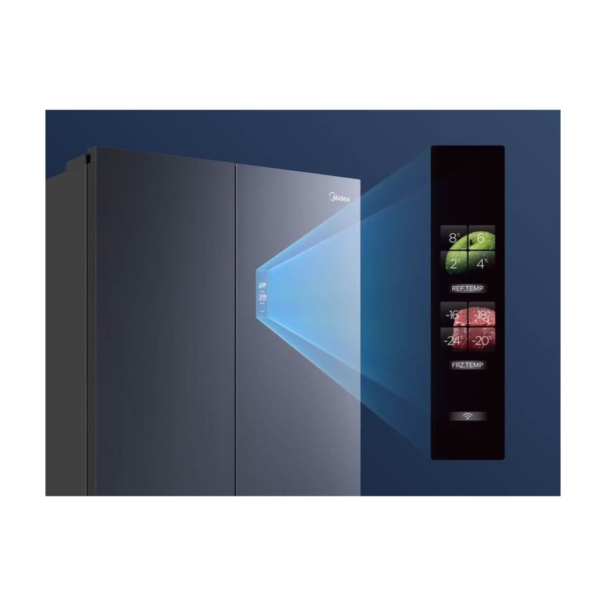 MIDEA MDRM706BIE70 Ψυγείο Τετράπορτο Slot-Ιn, Ανθρακί  | Midea| Image 7