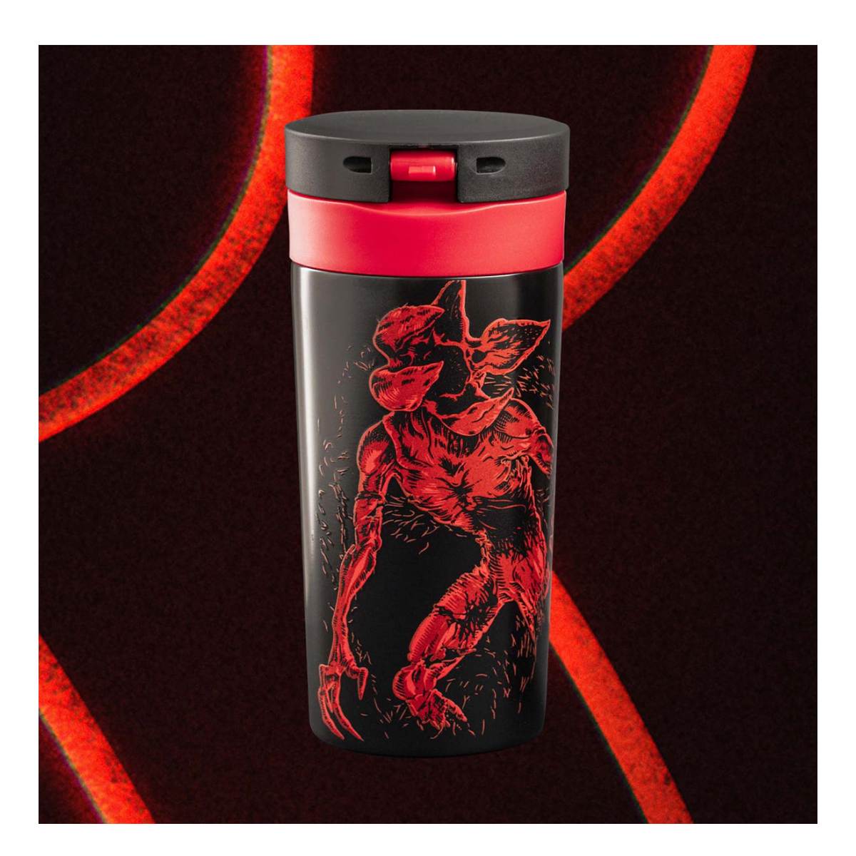 BIALETTI BIALE38 Stranger Things Θερμός με Θερμομόνωση & Glow-in-the-Dark Εφέ, 380ml  | Bialetti| Image 1