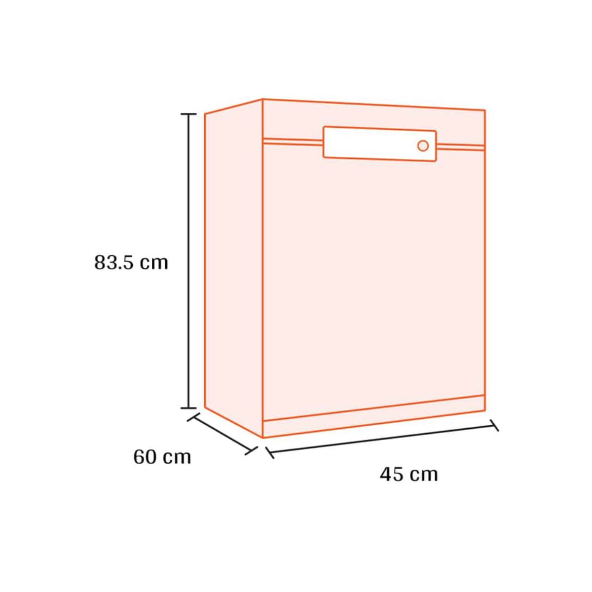 OMNYS DW-FSEIN45 Ελεύθερο Πλυντήριο Πιάτων, 45 cm | Omnys| Image 6