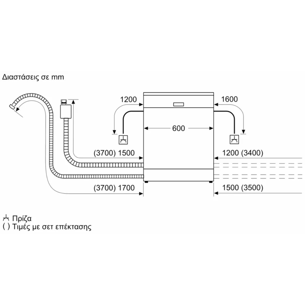 BOSCH SMS4HTI16E Ελεύθερο Πλυντήριο Πιάτων με WiFi 60 cm, Inox | Bosch| Image 8