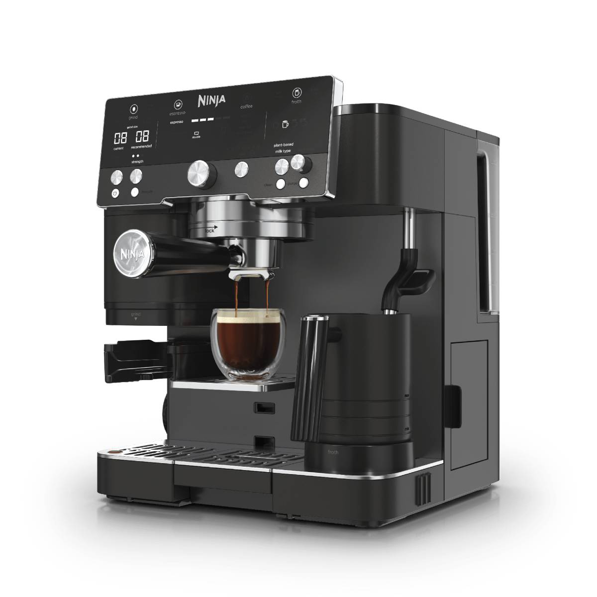 NINJA ES601 Luxe Πλήρως Αυτόματη Μηχανή Espresso, Μαύρο | Ninja| Image 2