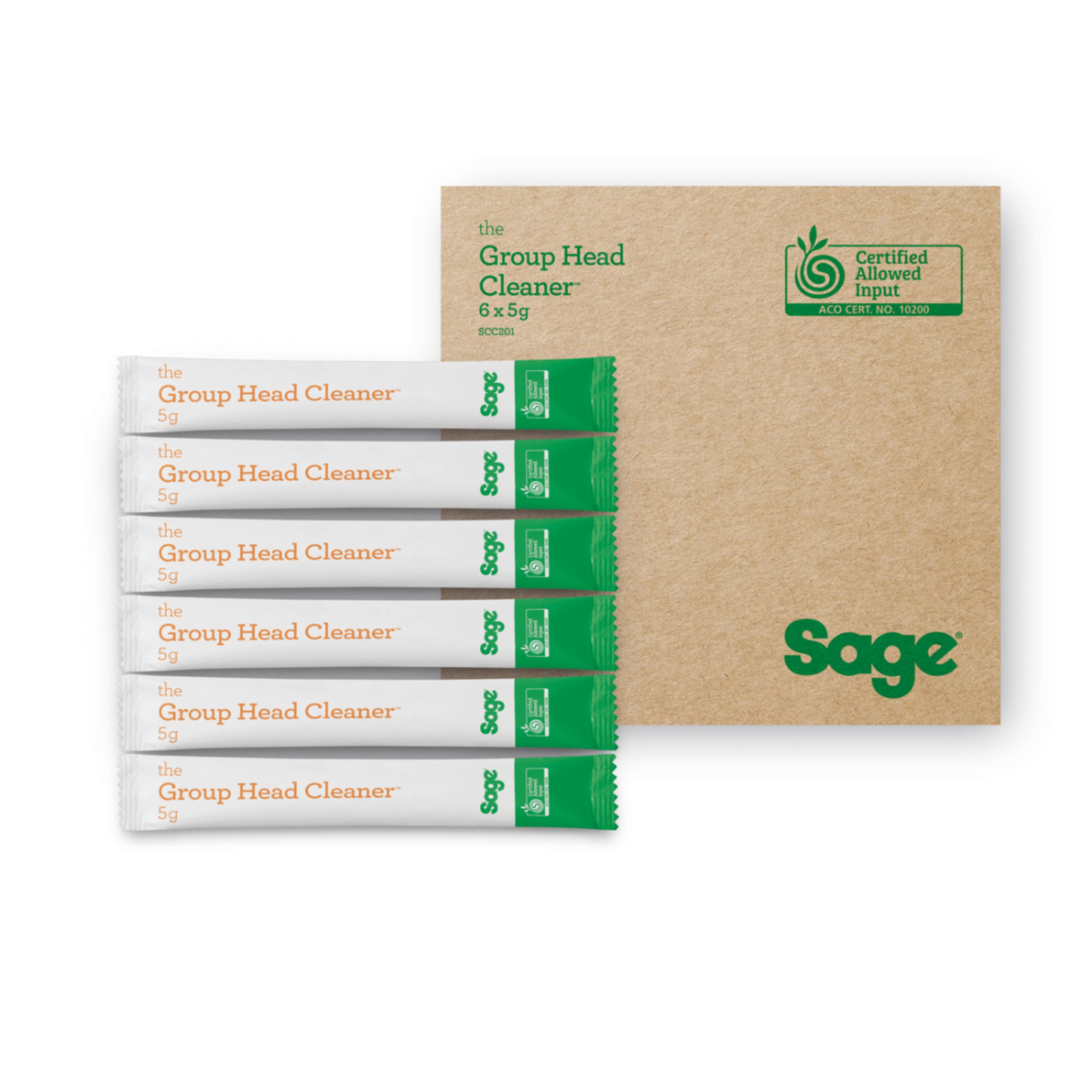 SAGE SCC201NEU0ZEU1 Group Head Cleaner for Espresso Machines, 6 Sachets | Lacie| Image 1