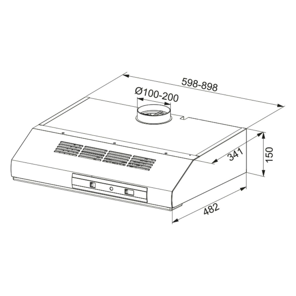 FRANKE FTT 9122 XS Ελεύθερος Απορροφητήρας 90 cm, Inox | Franke| Image 2