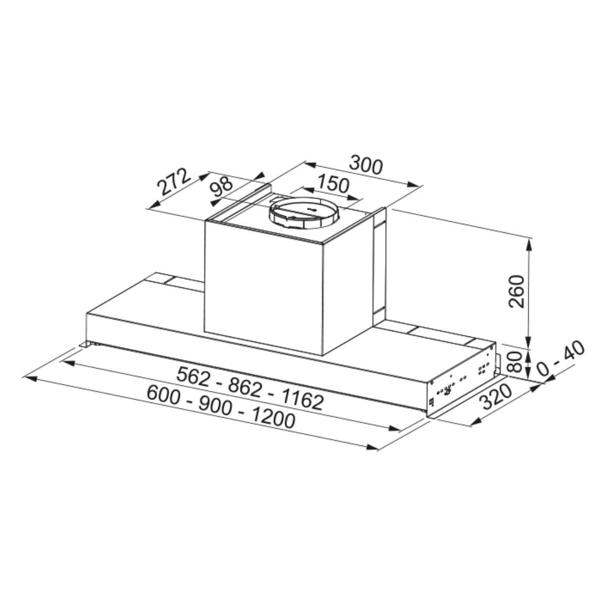FRANKE FST PLUS 908 X Εντοιχιζόμενος Απορροφητήρας 90 cm, Inox | Franke| Image 2