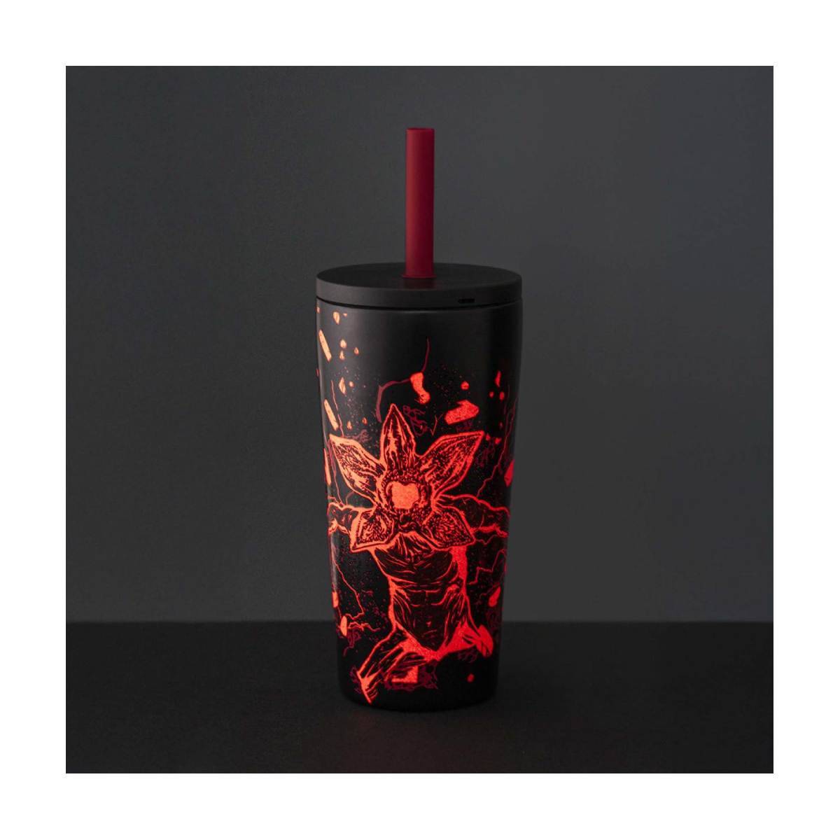 BIALETTI BIALE39 Stranger Things Tumbler με Glow-in-the-Dark Εφέ & Καλαμάκι, 600ml | Bialetti| Image 3