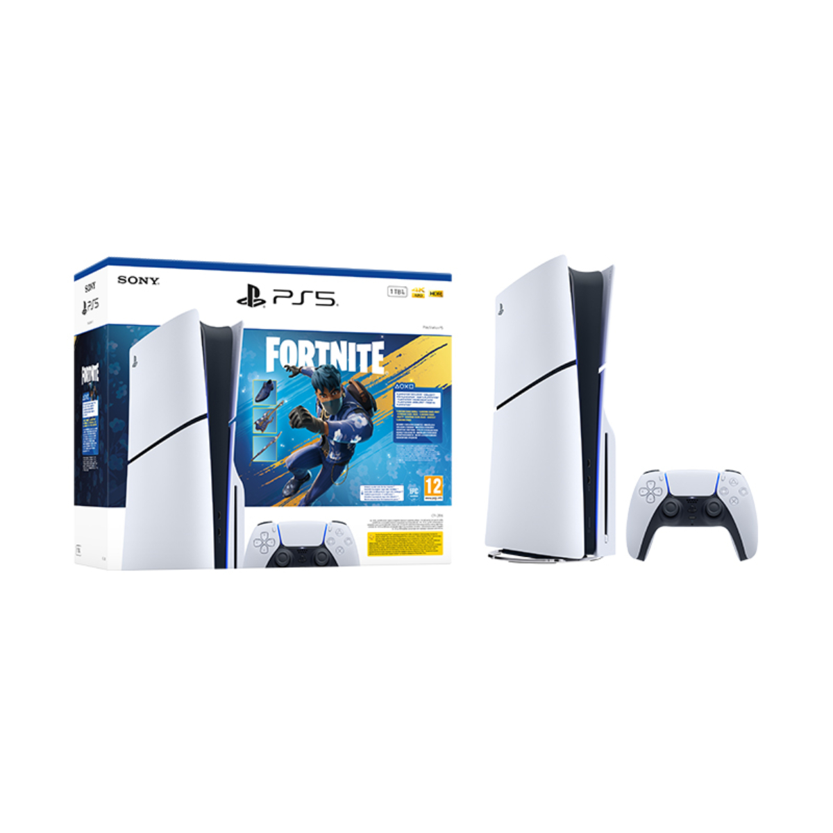 SONY PlayStation 5 Standard Edition E Chassis Κονσόλα με Fortnite Flowering Chaos | Sony| Image 1