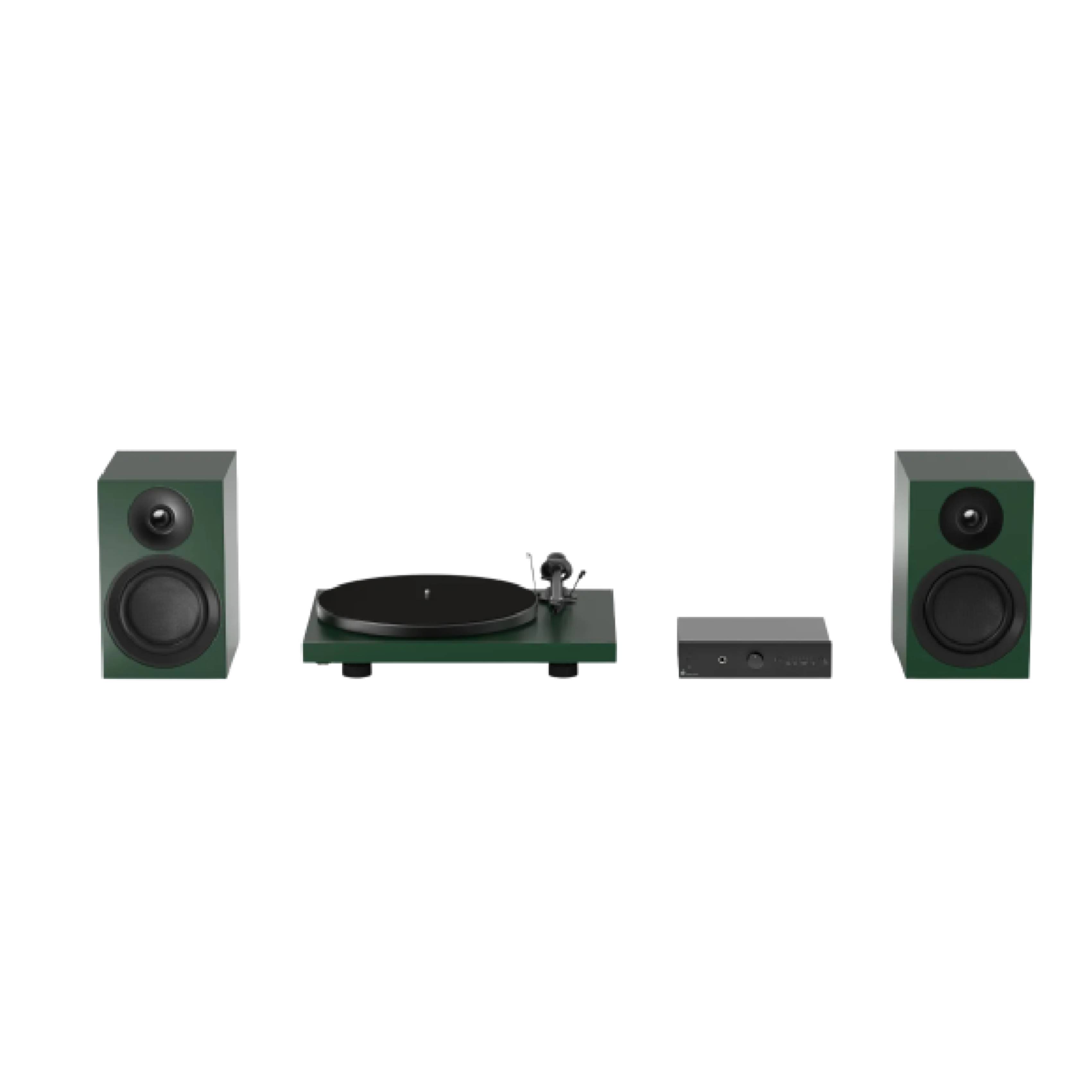 PRO-JECT Colourful Audio System E Ολοκληρωμένο Hi-Fi Stereo Σύστημα Ήχου, Πράσινο Ματ | Pro-ject| Image 1