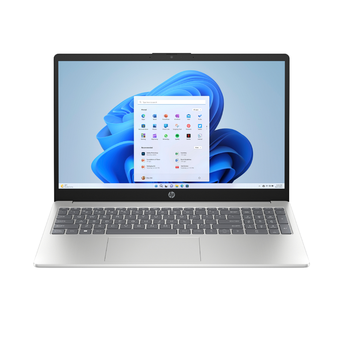 HP 15-FD0002NV Notebook Φορητός Υπολογιστής 15.6", Ασημί | Hp| Image 1