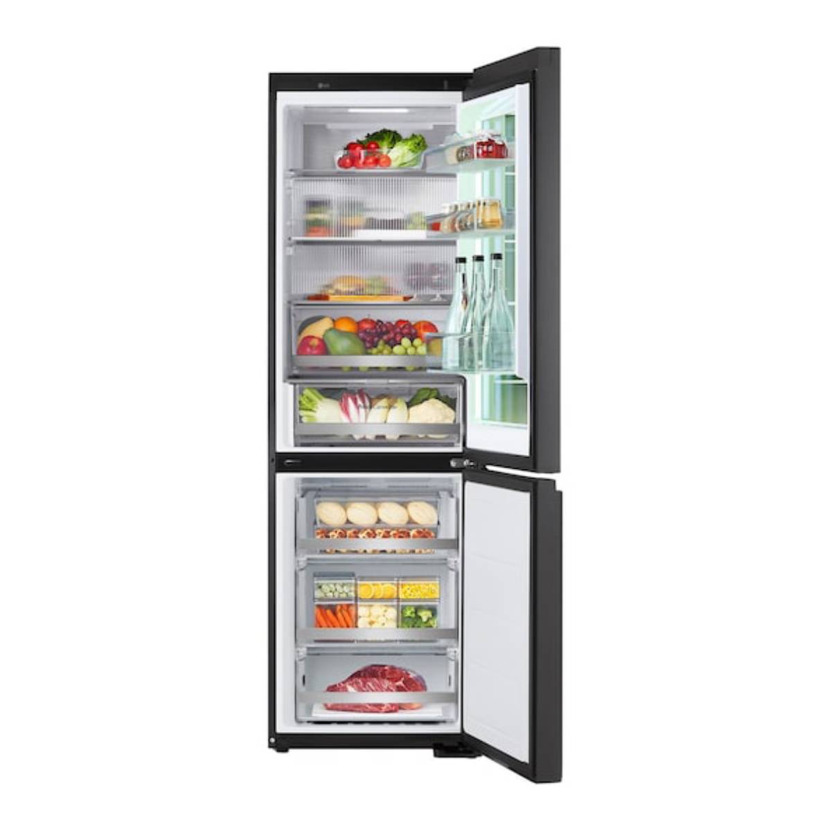 LG GBG7190CEV Instaview Ψυγείο με Κάτω Θάλαμο, Μαύρο Ατσάλι | Lg| Image 2