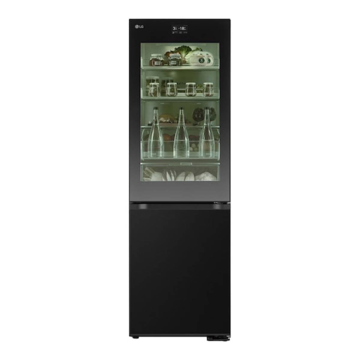 Image of suggested product: LG GBG7190CEV Instaview Refrigerator with Bottom Freezer, Essence Black Steel 