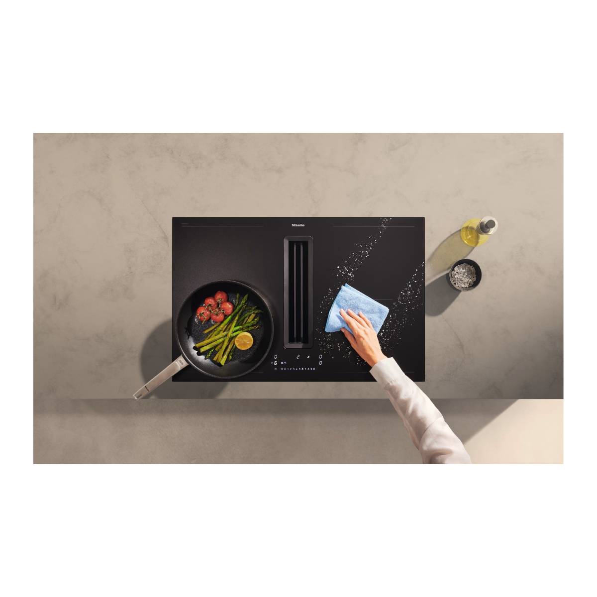 MIELE KMDA 7876 FL-U MattFinish Επαγωγική Εστία με Ενσωματωμένο Απορροφητήρα  | Miele| Image 3