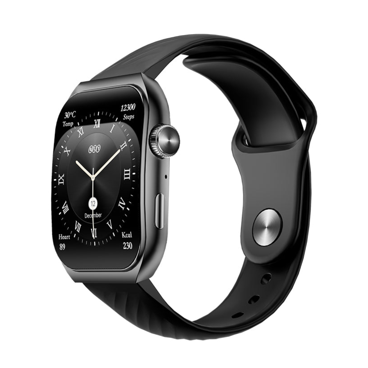QCY Watch GS2 S5 Smartwatch, Μαύρο | Qcy| Image 1