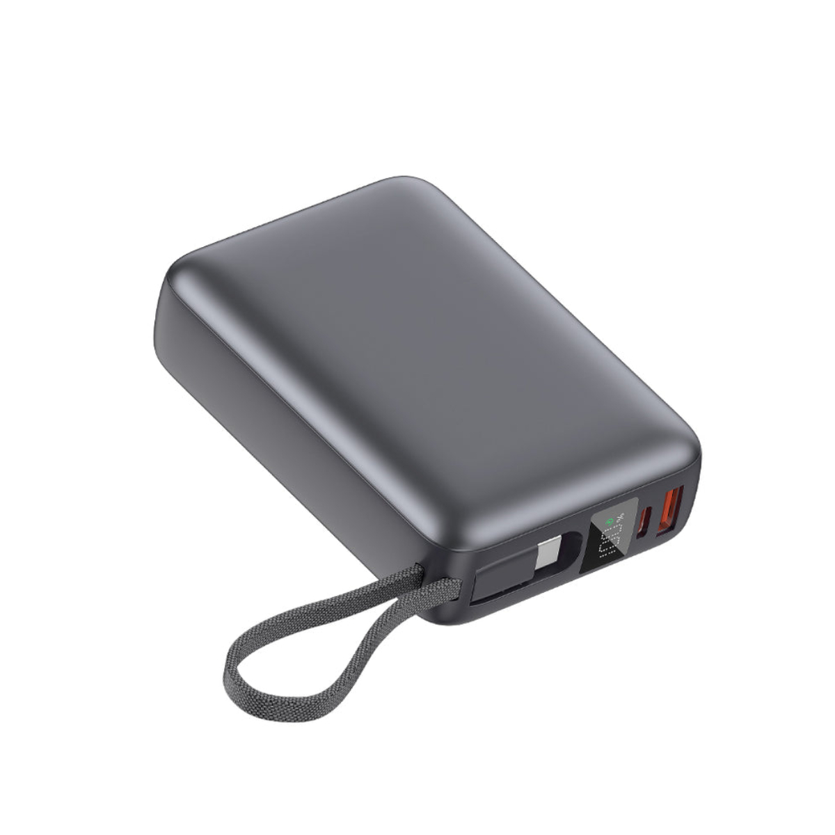 QCY 2.40.01.04.001 Power Bank / Φορητή Μπαταρία 20.000 mAh, Γκρίζο | Qcy| Image 2