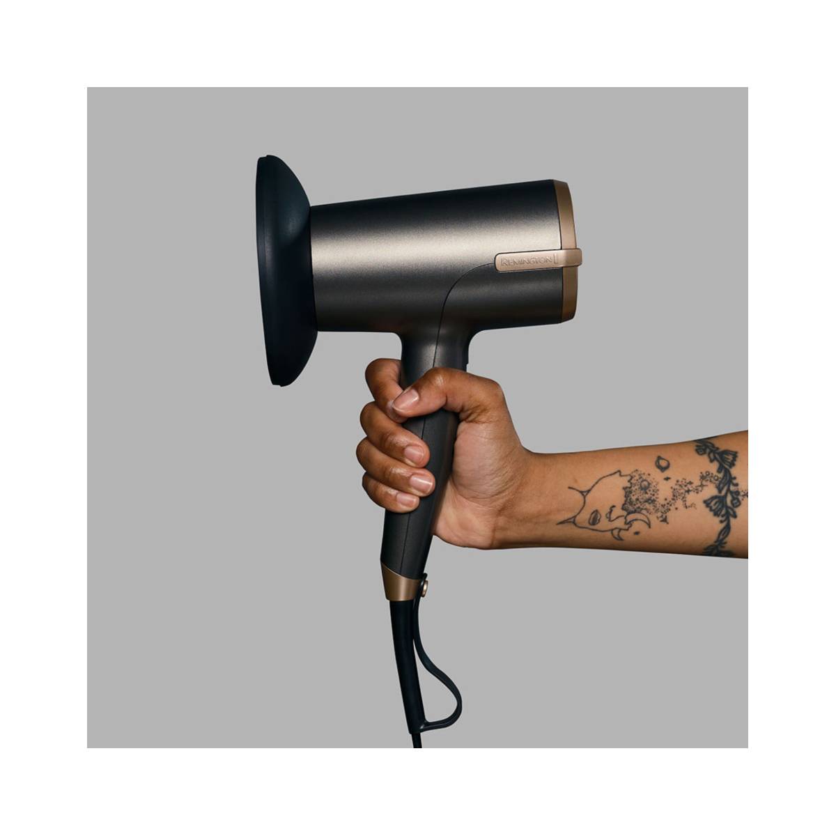 REMINGTON D6077 One Dry & Hair Dryer Πιστολάκι Μαλλιών, Γκρι/Μπρονζέ | Remington| Image 5