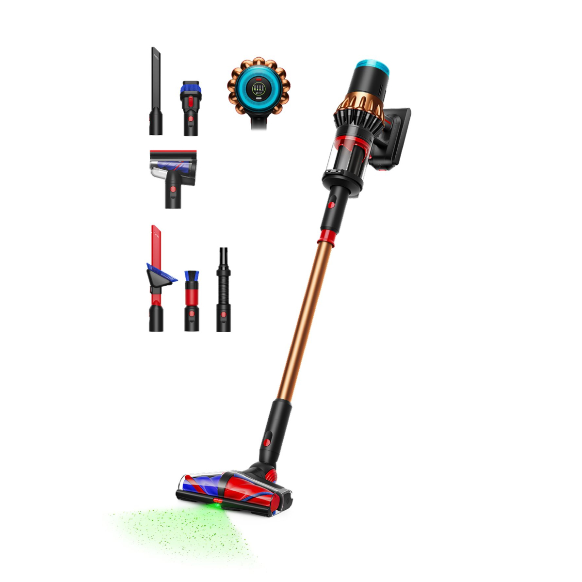 DYSON V16 Piston Animal Ασύρματη Σκούπα Stick + Σετ Καθαρισμού, Μαύρο/Χάλκινο | Dyson| Image 1
