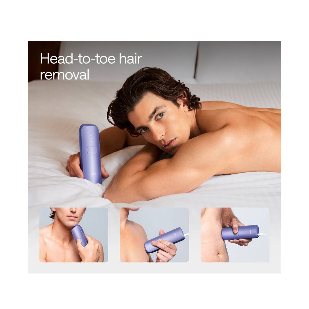 Ulike Air 3 IPL Hair Removal Device with Sapphire Ice Cooling Technology for Face & Body, Lavender | Ulike| Image 3