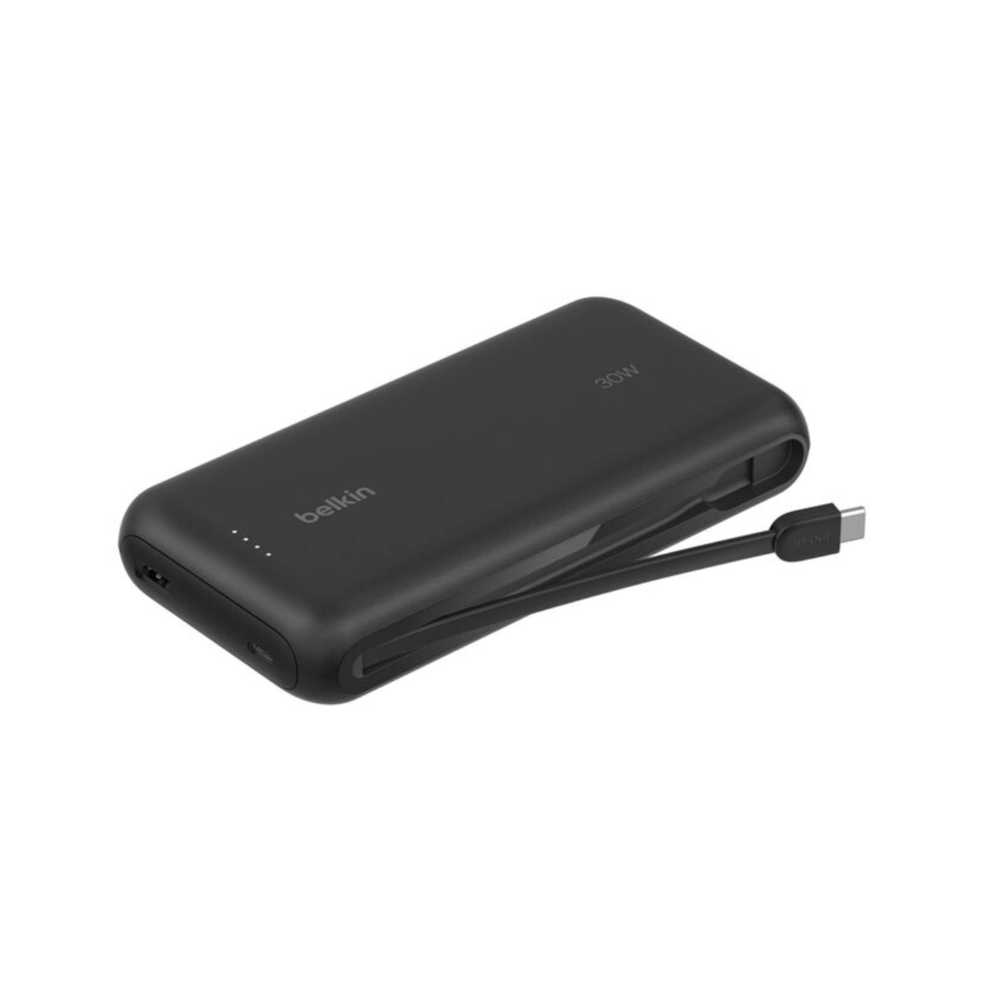 Belkin Power Bank/Φορητή Μπαταρία 20.000 mAh με Ενσωματωμένο Καλώδιο USB-C και Ταχεία Φόρτιση Power Delivery, Μαύρο | Belkin| Image 2