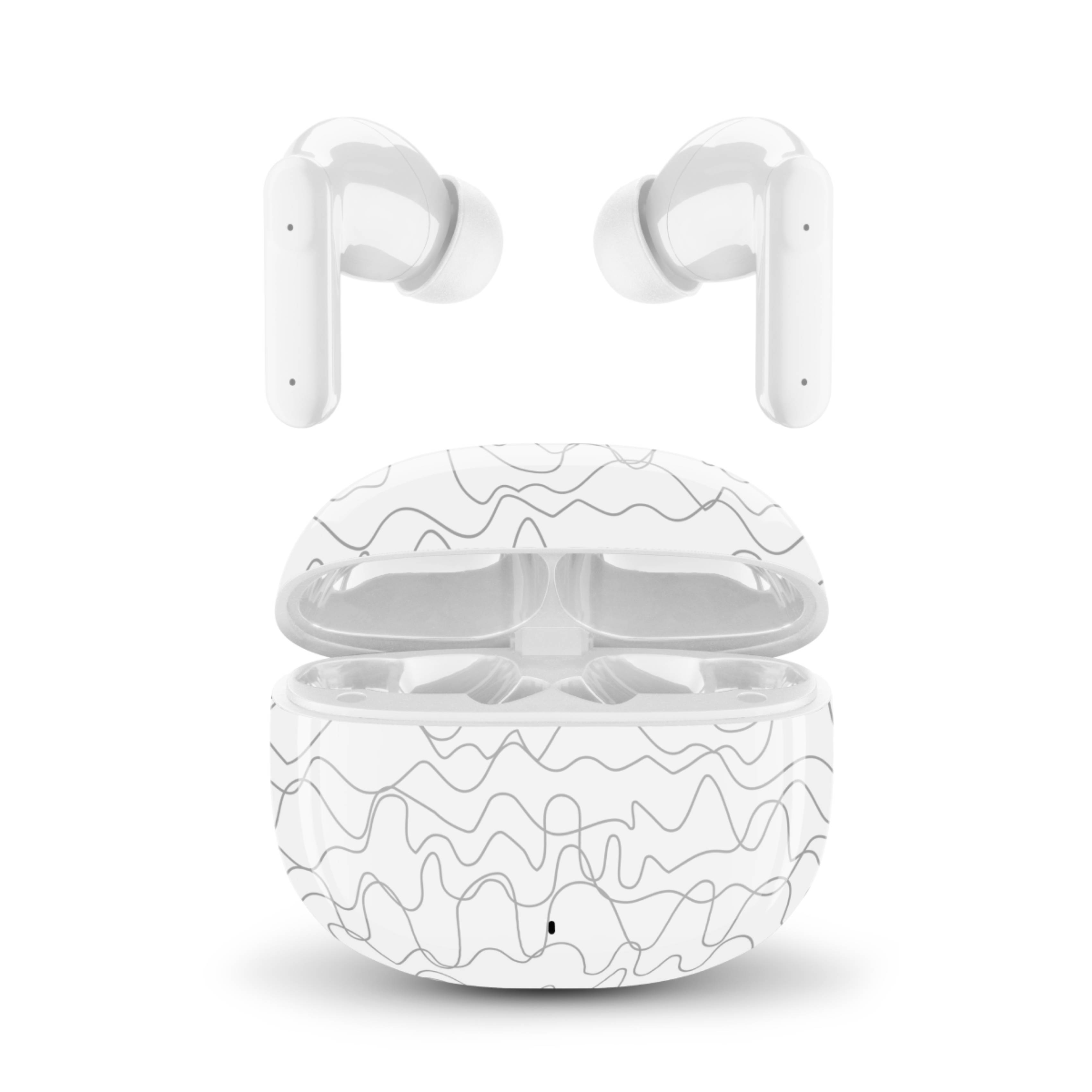 CELLULAR LINE BTMSTWSINEAR245 Music Sound Fancy True Wireless Ακουστικά, Άσπρο/Γκρίζο | Cellular-line| Image 1