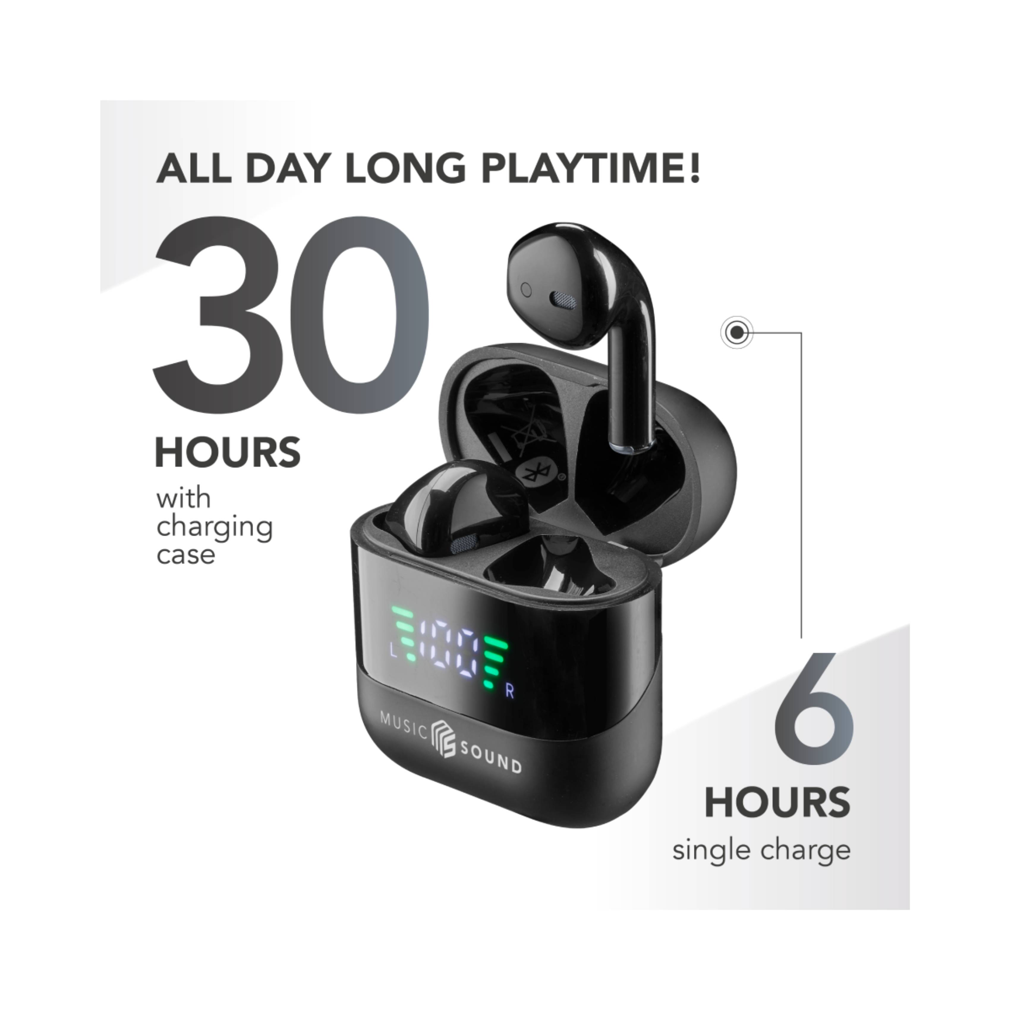 CELLULAR LINE BTMSTWSSPARKK Music Sound Spark True Wireless Ακουστικά, Μαύρο | Cellular-line| Image 3
