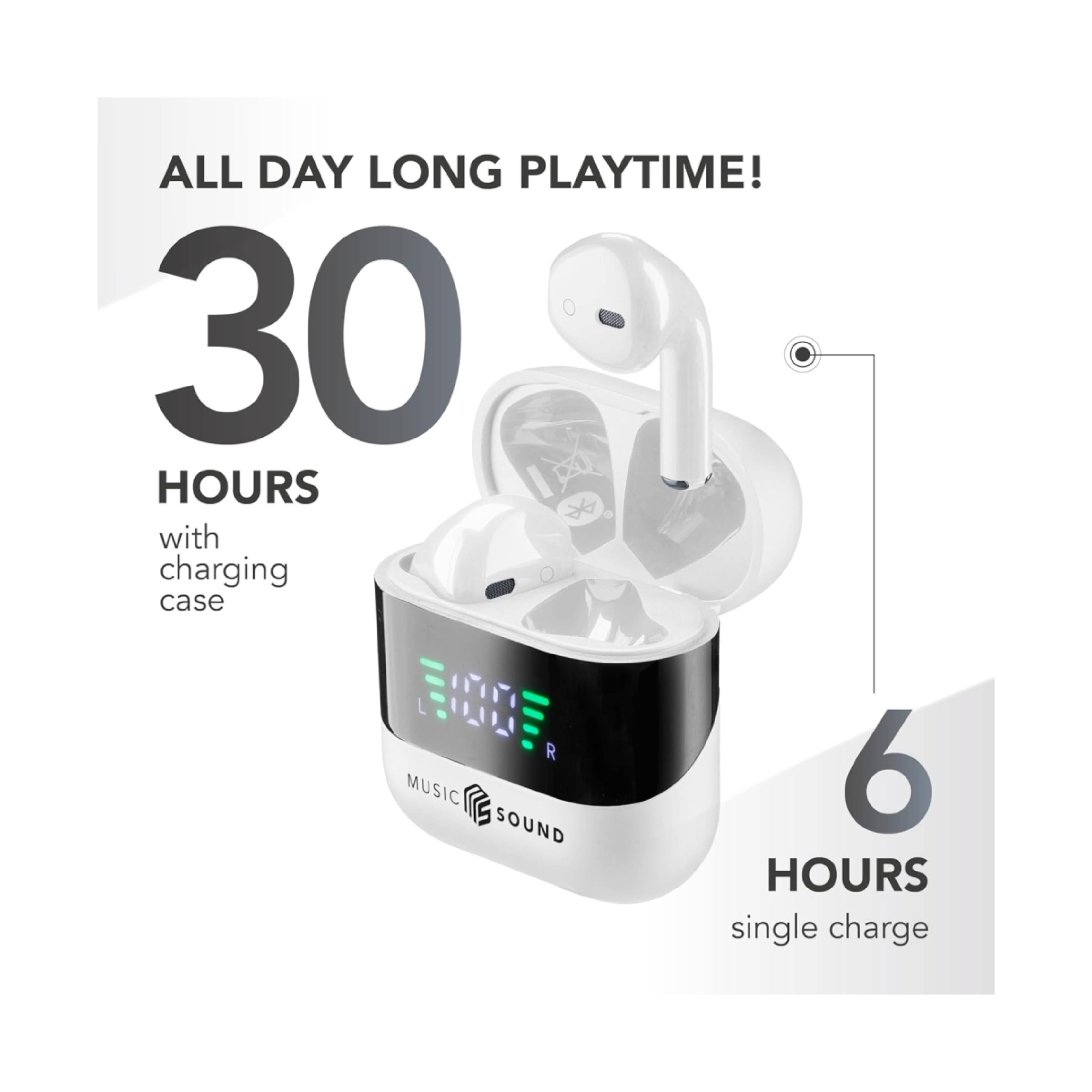CELLULAR LINE BTMSTWSSPARKW Music Sound Spark True Wireless Ακουστικά, Άσπρο | Cellular-line| Image 3