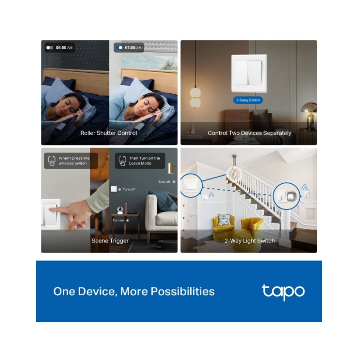 Tapo S112 Έξυπνος Διακόπτης Wi‑Fi για Ρολά και Φώτα | Tp-link| Image 3