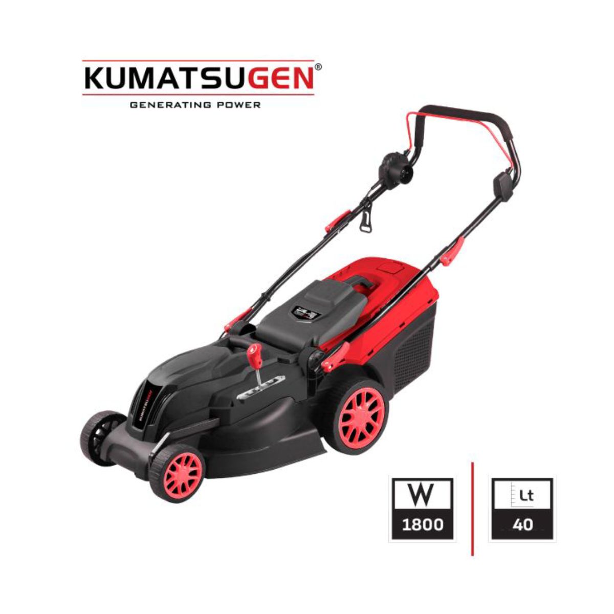 KUMATSUGEN KLM242 Χλοοκοπτική Ηλεκτρική Μηχανή 1800W | Kumatsugen| Image 1