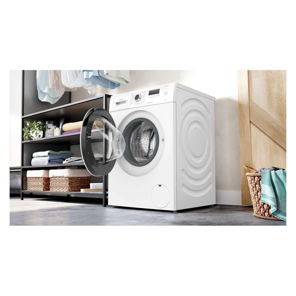 BOSCH WGE03400GR Πλυντήριο Ρούχων 8kg,  Άσπρο  | Bosch| Image 4