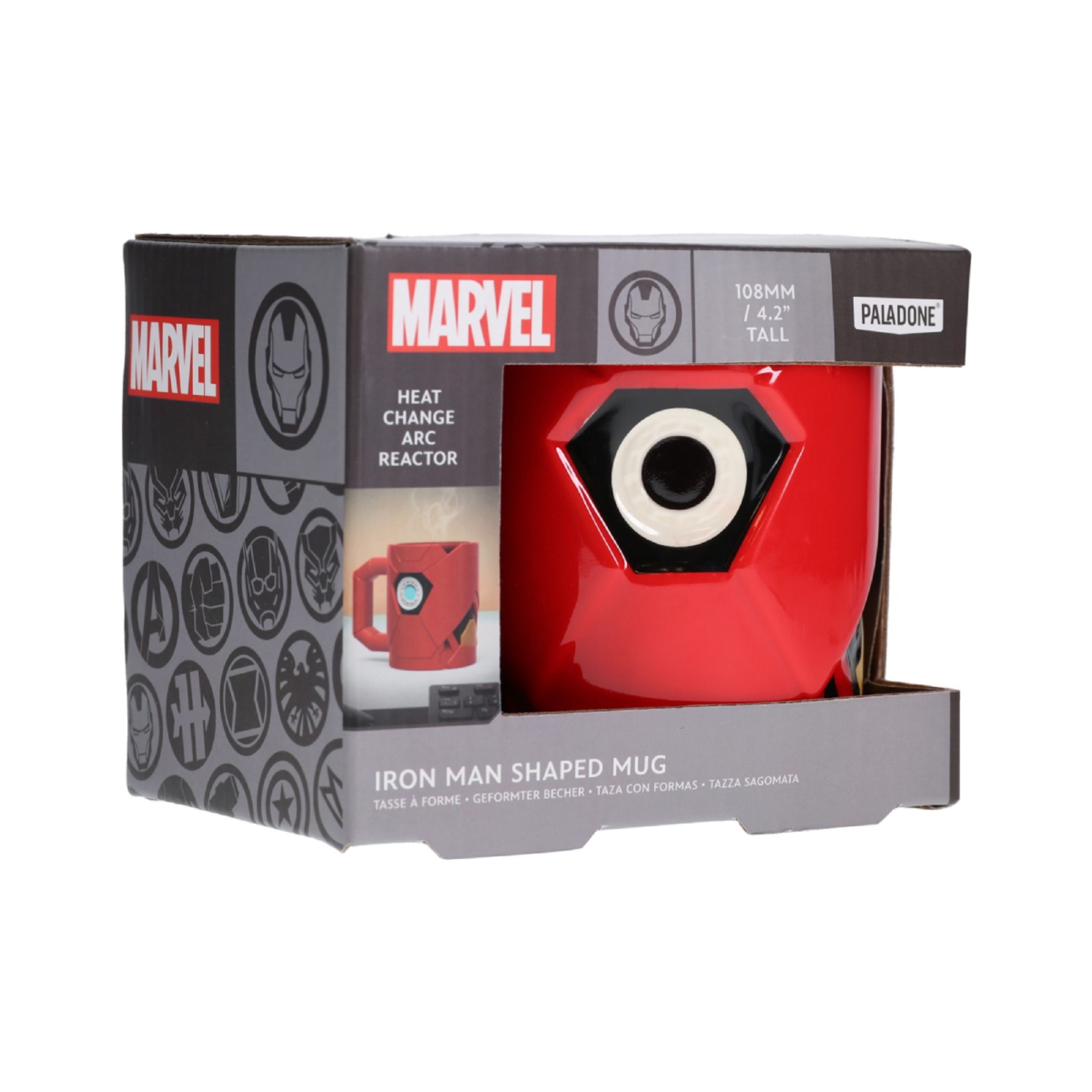 PALADONE Marvel Avengers Iron Man Κούπα με Εφέ Αλλαγής Θερμοκρασίας, 500 ml | Paladone| Image 5