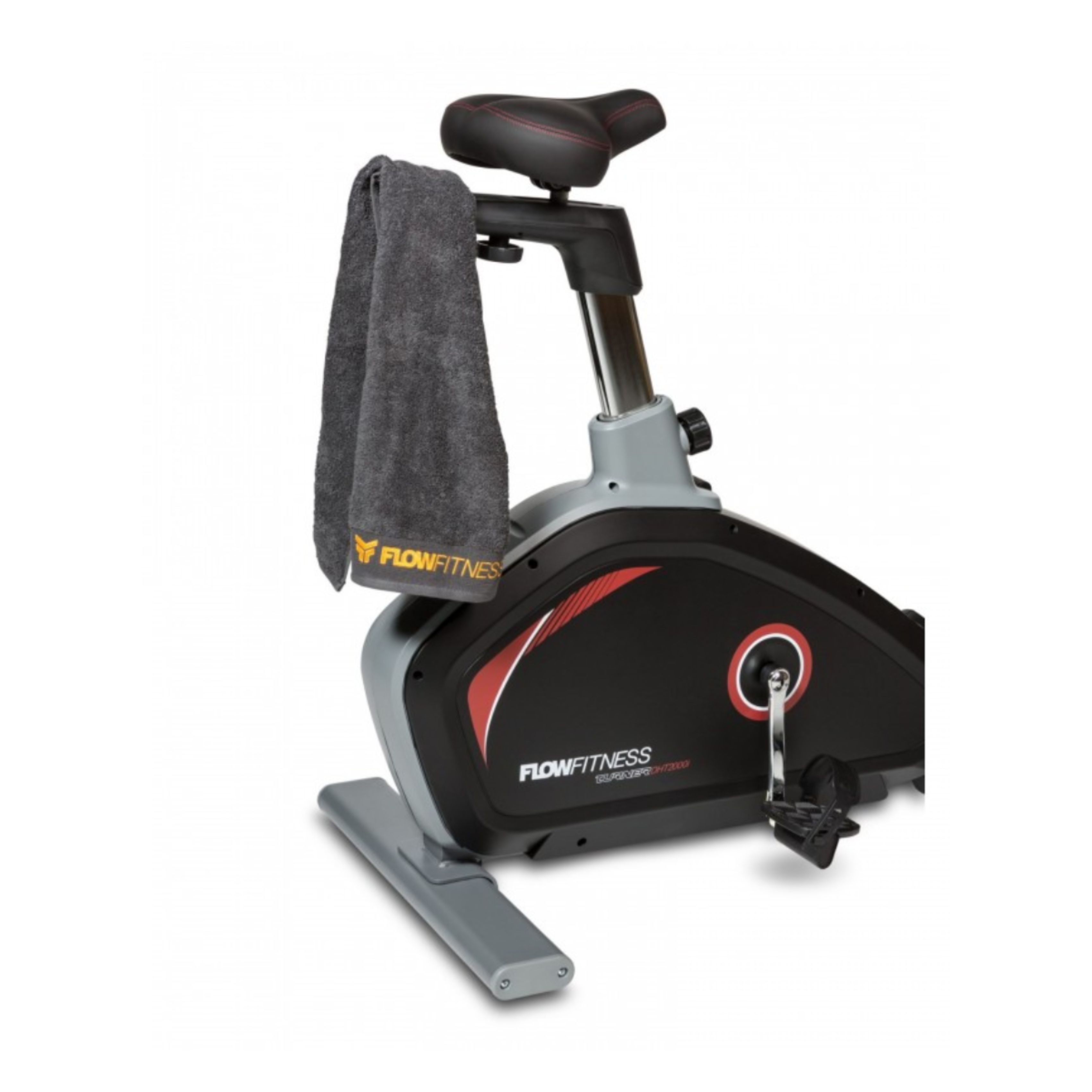 FLOWFITNESS DHT2000I Ποδήλατο Γυμναστικής, Μαύρο / Γκρίζο | Flowfitness| Image 3