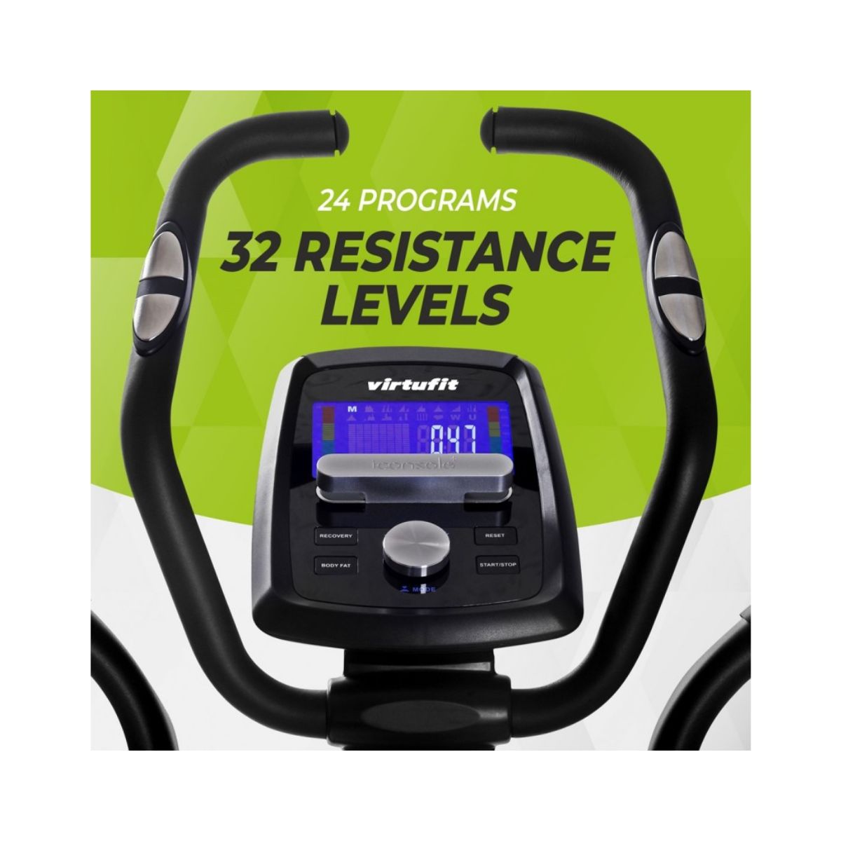 VIRTUFIT ELTFIT Ηλεκτρομαγνητικό Ελλειπτικό Μηχάνημα Γυμναστικής, Μαύρο / Γκρίζο | Virtufit| Image 4