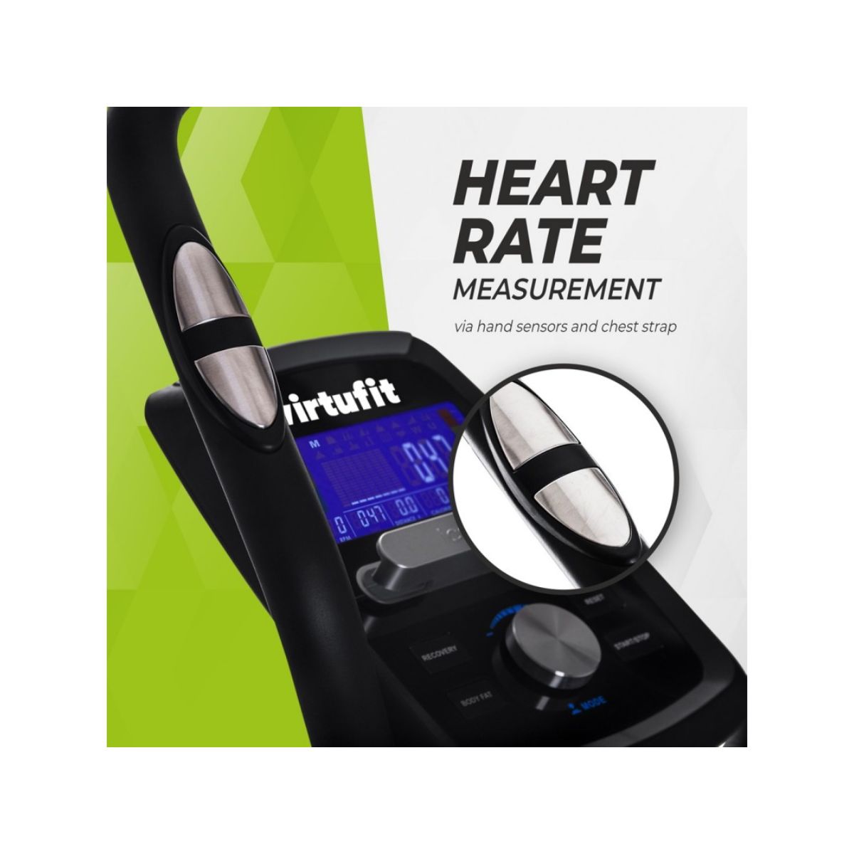 VIRTUFIT ELTFIT Ηλεκτρομαγνητικό Ελλειπτικό Μηχάνημα Γυμναστικής, Μαύρο / Γκρίζο | Virtufit| Image 5