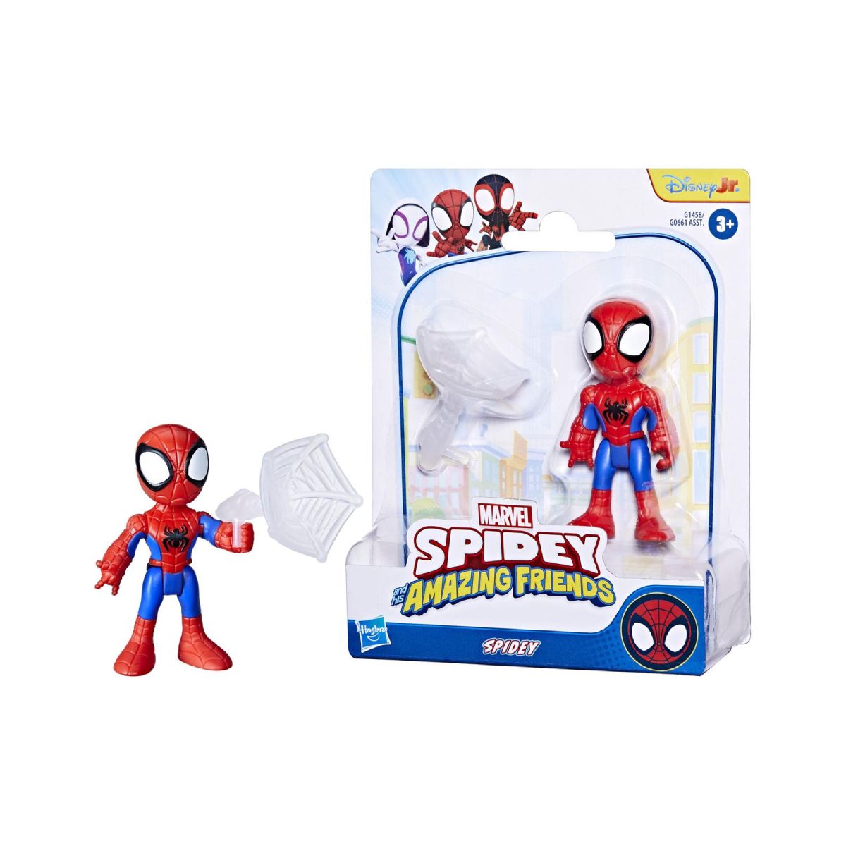Hasbro 109934 Disney Jr. Marvel Spidey and His Amazing Friends, Spidey Figure 7.6 cm | Hasbro| Image 1