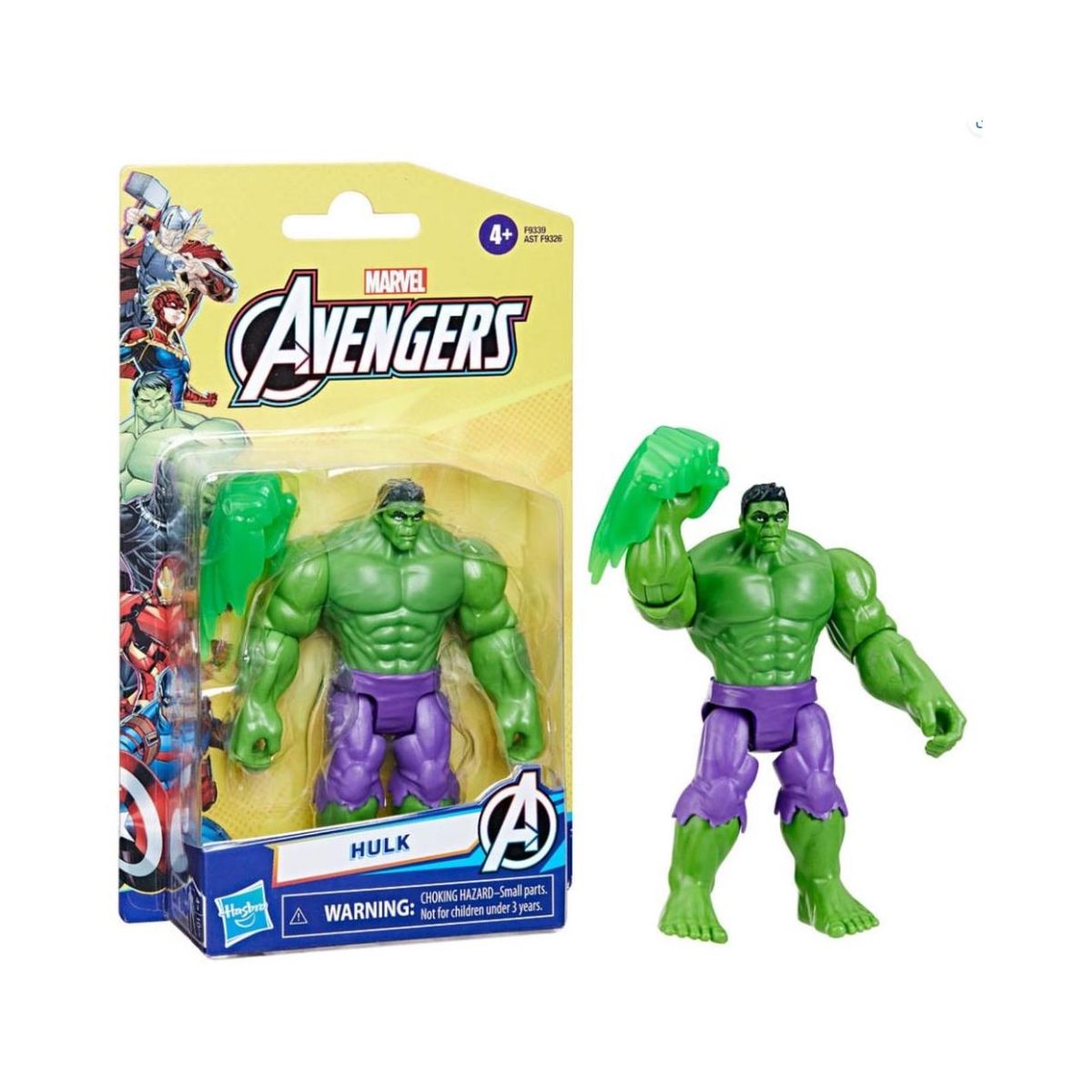 HASBRO 98190 Marvel Avengers Epic Hero Series, Φιγούρα Δράσης Hulk Deluxe, 10 cm | Hasbro| Image 1