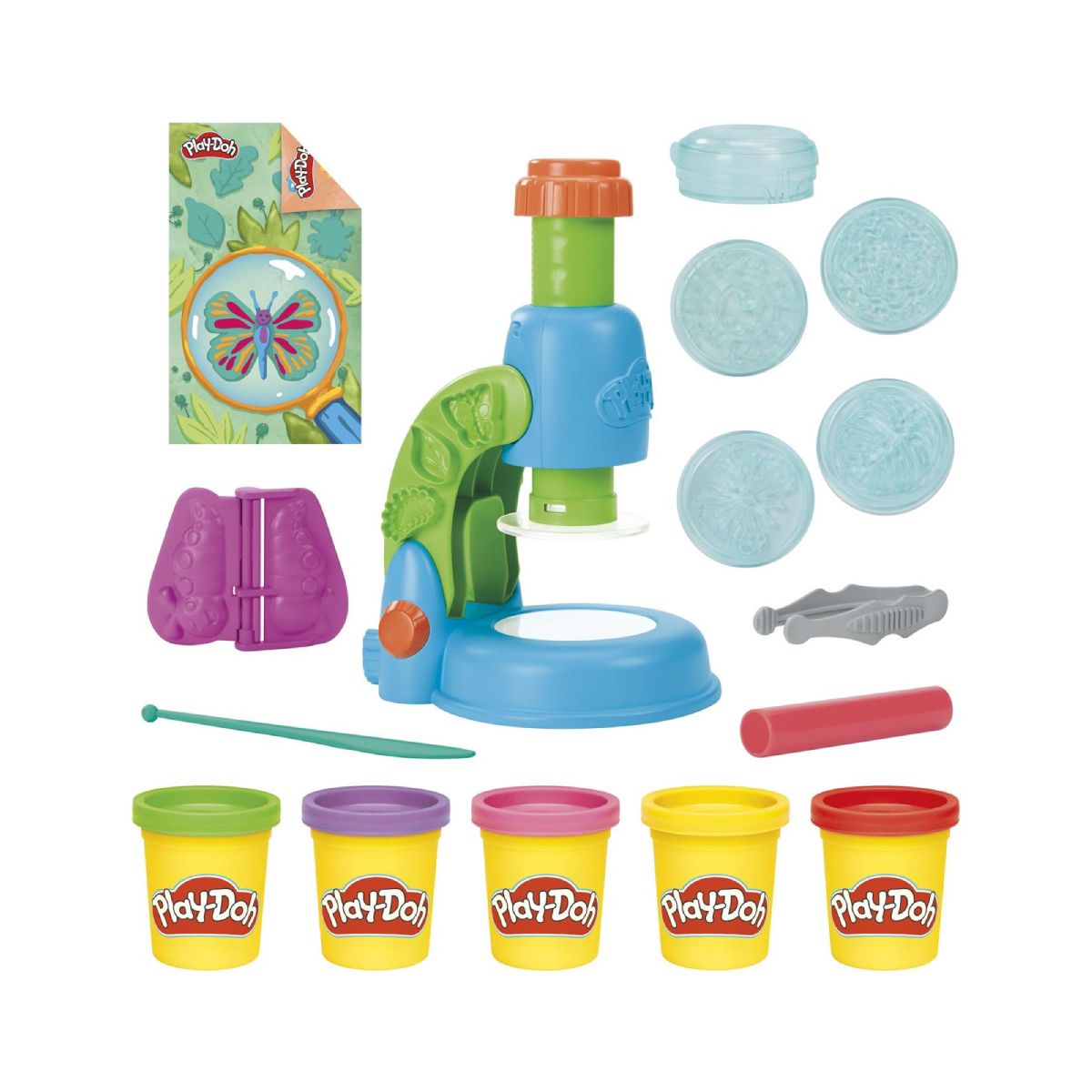 HASBRO 106762 Play‑Doh Light and Look Microscope, Φωτιζόμενο Μικροσκόπιο Play‑Doh | Hasbro| Image 4