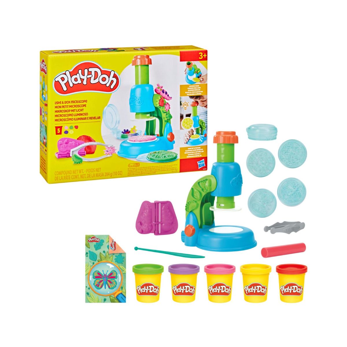 HASBRO 106762 Play‑Doh Light and Look Microscope, Φωτιζόμενο Μικροσκόπιο Play‑Doh | Hasbro| Image 3