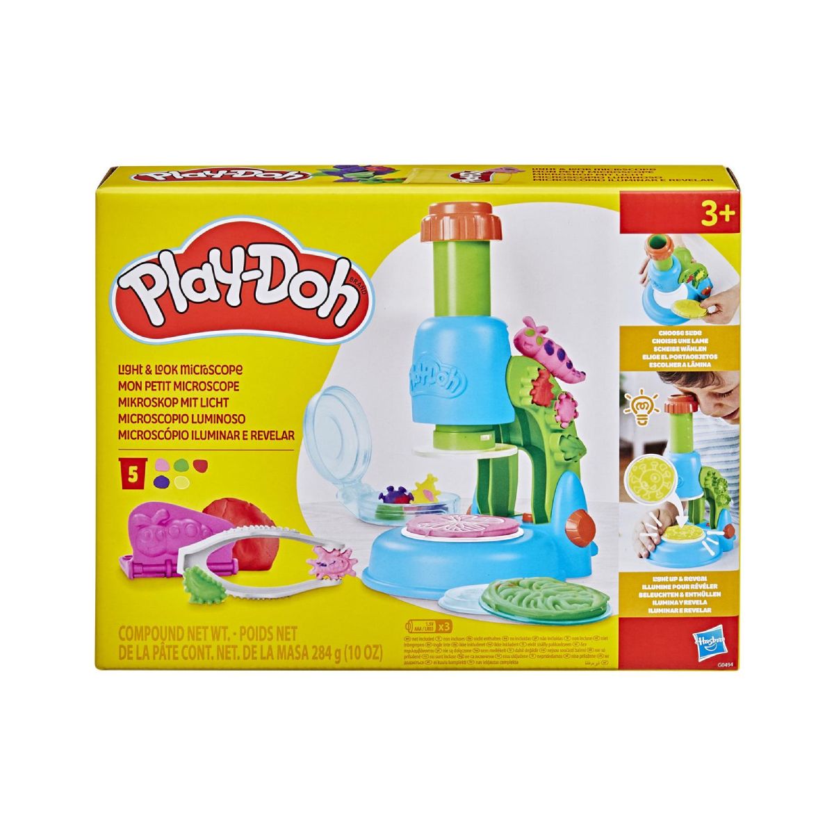 HASBRO 106762 Play‑Doh Light and Look Microscope, Φωτιζόμενο Μικροσκόπιο Play‑Doh | Hasbro| Image 1