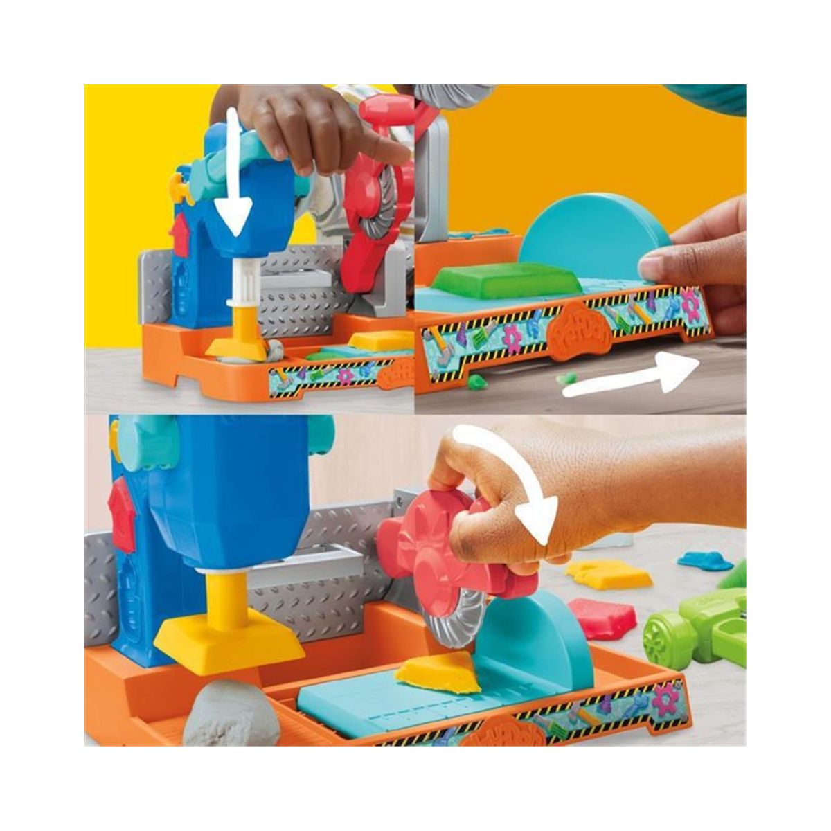 HASBRO 100310 Play‑Doh Stamp & Saw Tool Bench, Σετ Παιχνιδιού Play‑Doh με Πάγκο Εργαλείων | Hasbro| Image 5