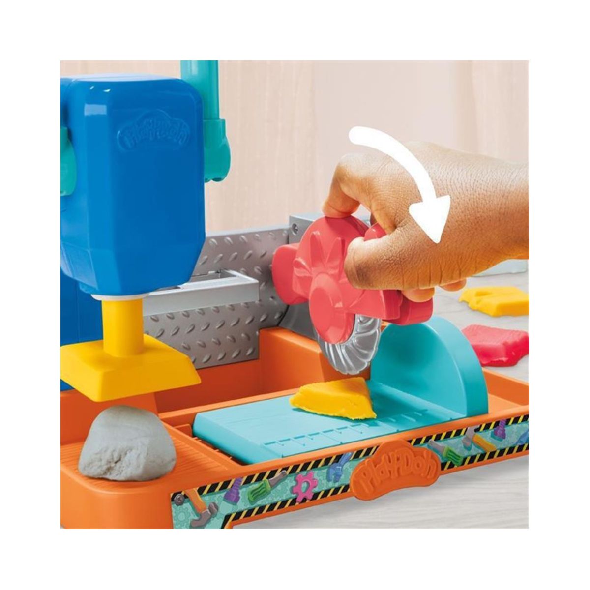 HASBRO 100310 Play‑Doh Stamp & Saw Tool Bench, Σετ Παιχνιδιού Play‑Doh με Πάγκο Εργαλείων | Hasbro| Image 4