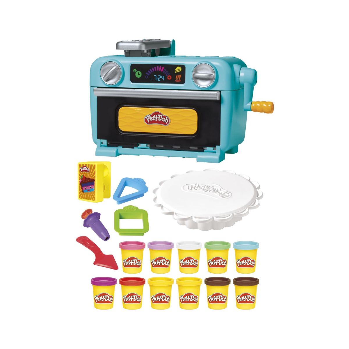 HASBRO 109978 Play‑Doh Doh & More Super Slice Cake Playset, Σετ Play‑Doh για Δημιουργία Τούρτας | Hasbro| Image 4