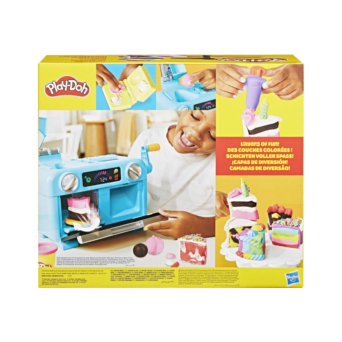 HASBRO 109978 Play‑Doh Doh & More Super Slice Cake Playset, Σετ Play‑Doh για Δημιουργία Τούρτας | Hasbro| Image 2